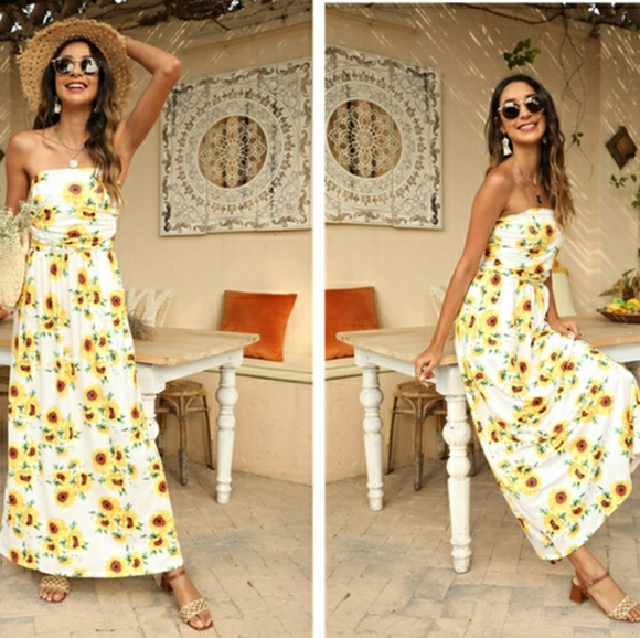 livecloth Dresses & Skirts - Floral Maxi Dress